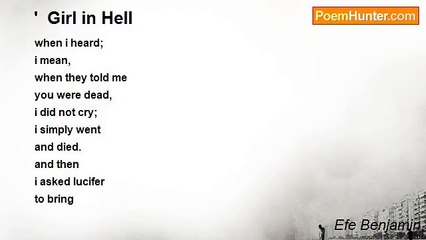 Efe Benjamin - '  Girl in Hell