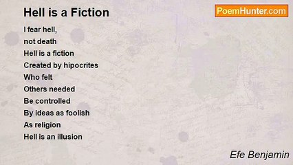 Efe Benjamin - Hell is a Fiction