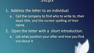 Examples of Covering Letters - How to create amazing cover letters