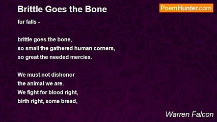 Warren Falcon - Brittle Goes the Bone