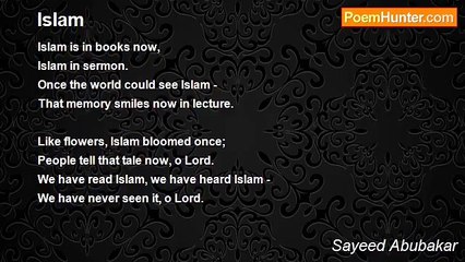 Sayeed Abubakar - Islam