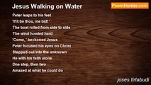 joses tirtabudi - Jesus Walking on Water