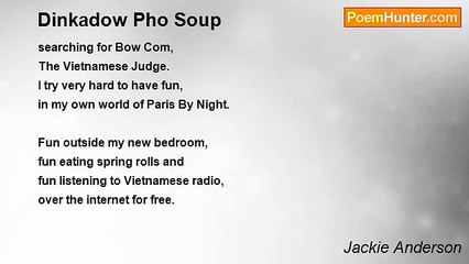 Jackie Anderson - Dinkadow Pho Soup