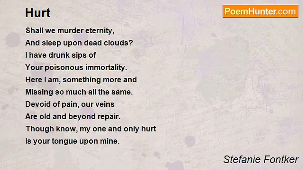 Stefanie Fontker - Hurt