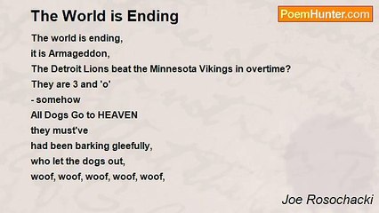 Joe Rosochacki - The World is Ending