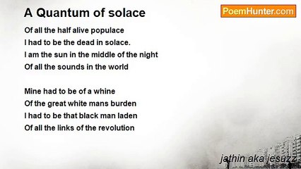 jathin aka jesuzz - A Quantum of solace