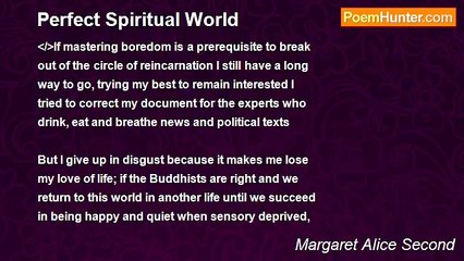 Margaret Alice Second - Perfect Spiritual World