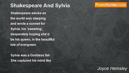 Joyce Hemsley - Shakespeare And Sylvia