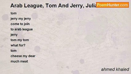 ahmed khaled - Arab League, Tom And Jerry, Julia Roberts