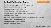 Broken heart emo - In Death's Hands - Cancer