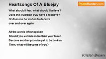 Kristen Brown - Heartsongs Of A Bluejay