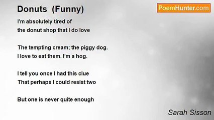 Sarah Sisson - Donuts  (Funny)