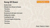 Kazi Nazrul Islam - Song Of Dawn