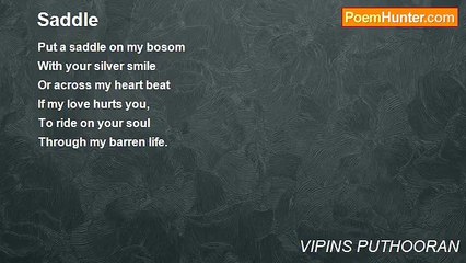 VIPINS PUTHOORAN - Saddle