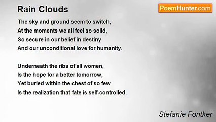 Stefanie Fontker - Rain Clouds
