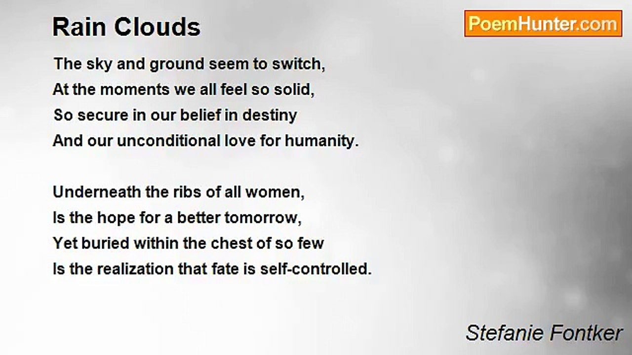 Stefanie Fontker - Rain Clouds