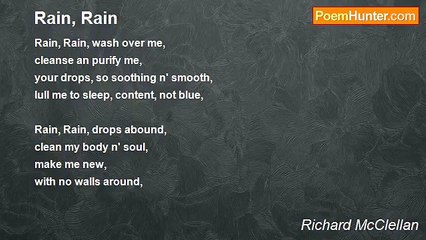 Richard McClellan - Rain, Rain