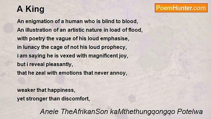 Anele TheAfrikanSon kaMthethungqongqo Potelwa - A King