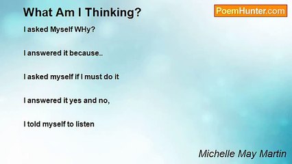 Michelle May Martin - What Am I Thinking?