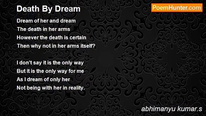 abhimanyu kumar.s - Death By Dream