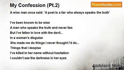 Abdulaziz Mohy - My Confession (Pt.2)