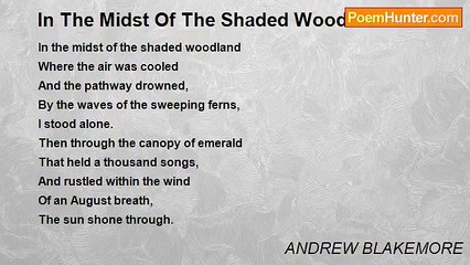 ANDREW BLAKEMORE - In The Midst Of The Shaded Woodland