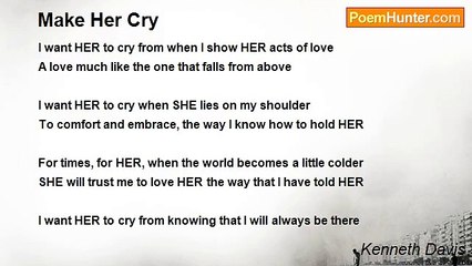 Kenneth Davis - Make Her Cry