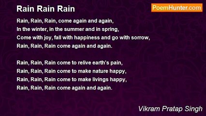 Vikram Pratap Singh - Rain Rain Rain