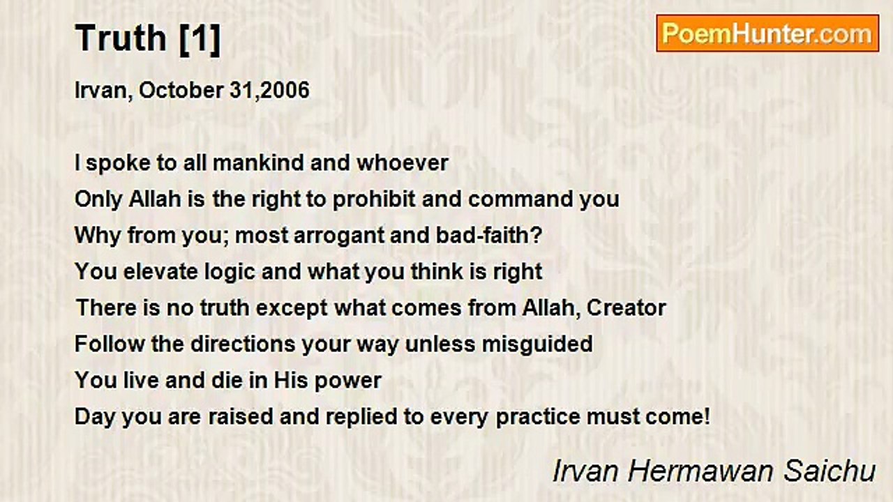 Irvan Hermawan Saichu - Truth [1]