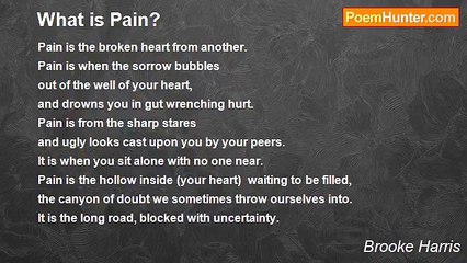 Brooke Harris - What is Pain?