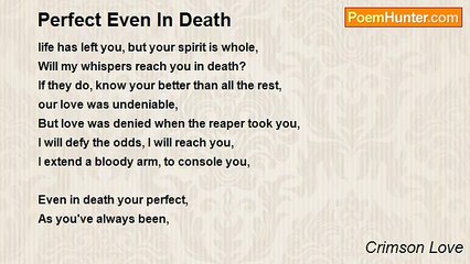 Crimson Love - Perfect Even In Death