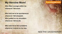 NEETHA SASIDHARAN - My Heroine Mom!