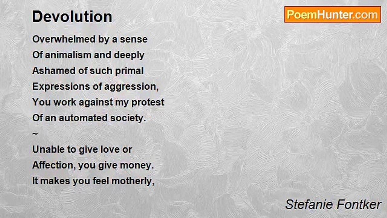 Stefanie Fontker - Devolution