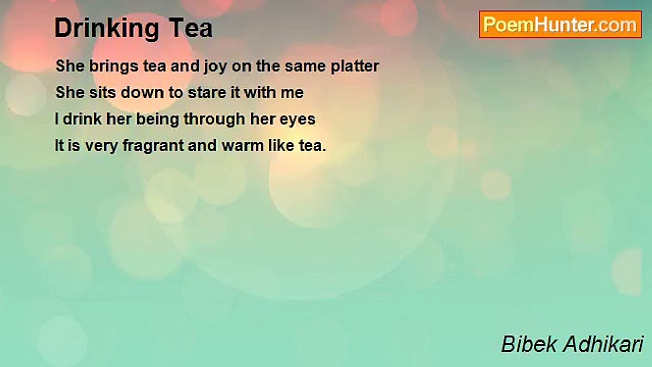Bibek Adhikari - Drinking Tea