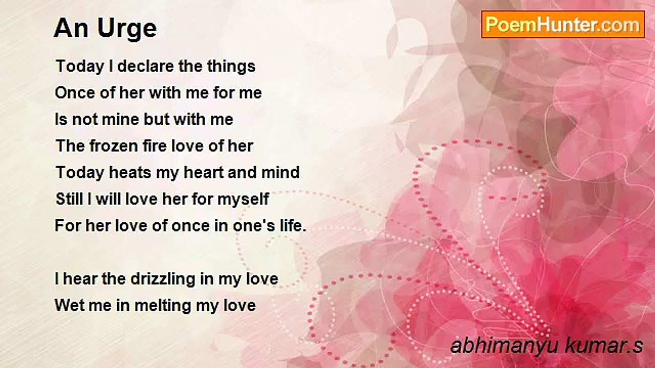 abhimanyu kumar.s - An Urge