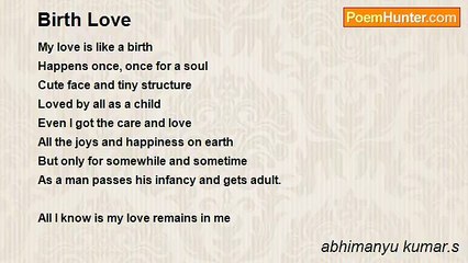 abhimanyu kumar.s - Birth Love