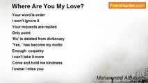 Mohammed AlBalushi - Where Are You My Love?