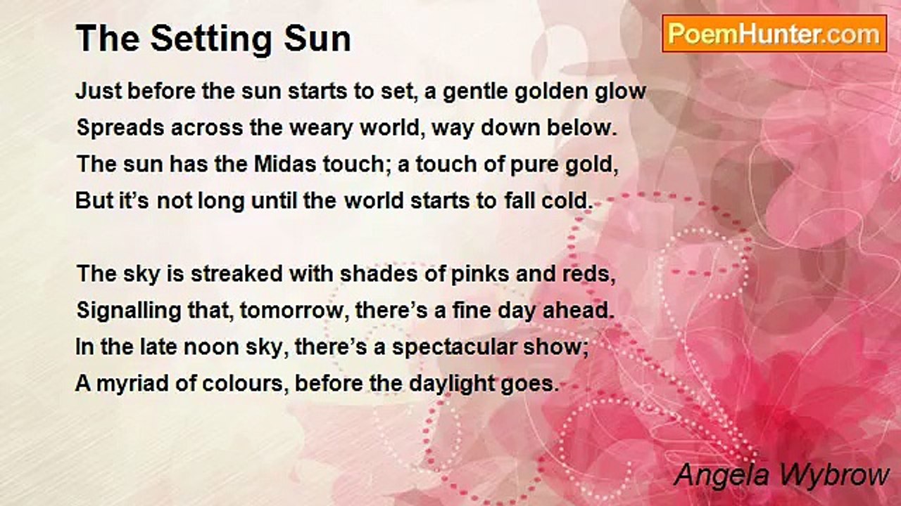 Angela Wybrow - The Setting Sun