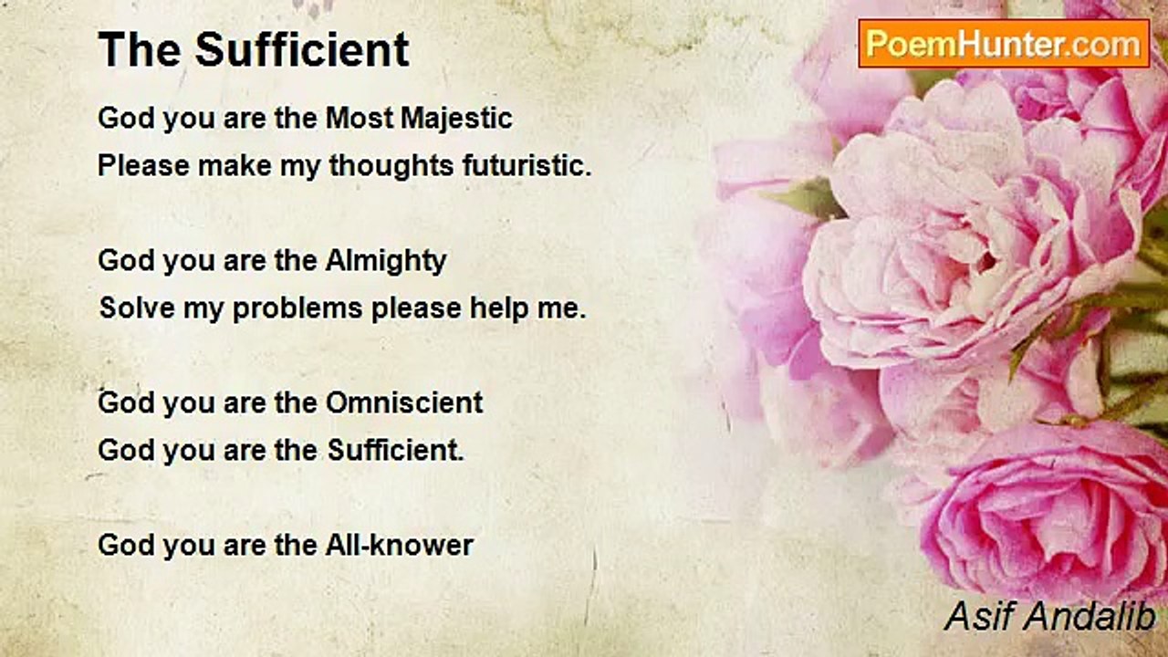Asif Andalib - The Sufficient