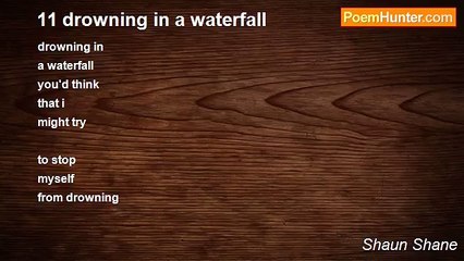 Shaun Shane - 11 drowning in a waterfall