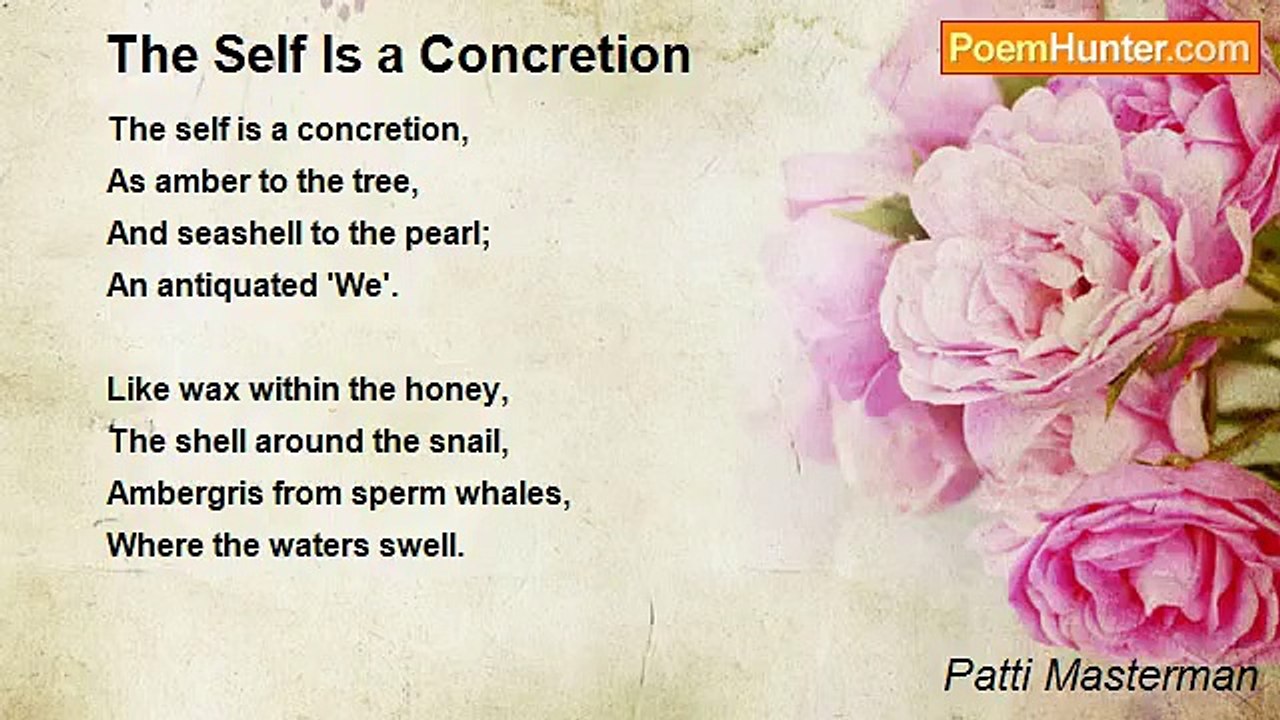 Patti Masterman - The Self Is a Concretion