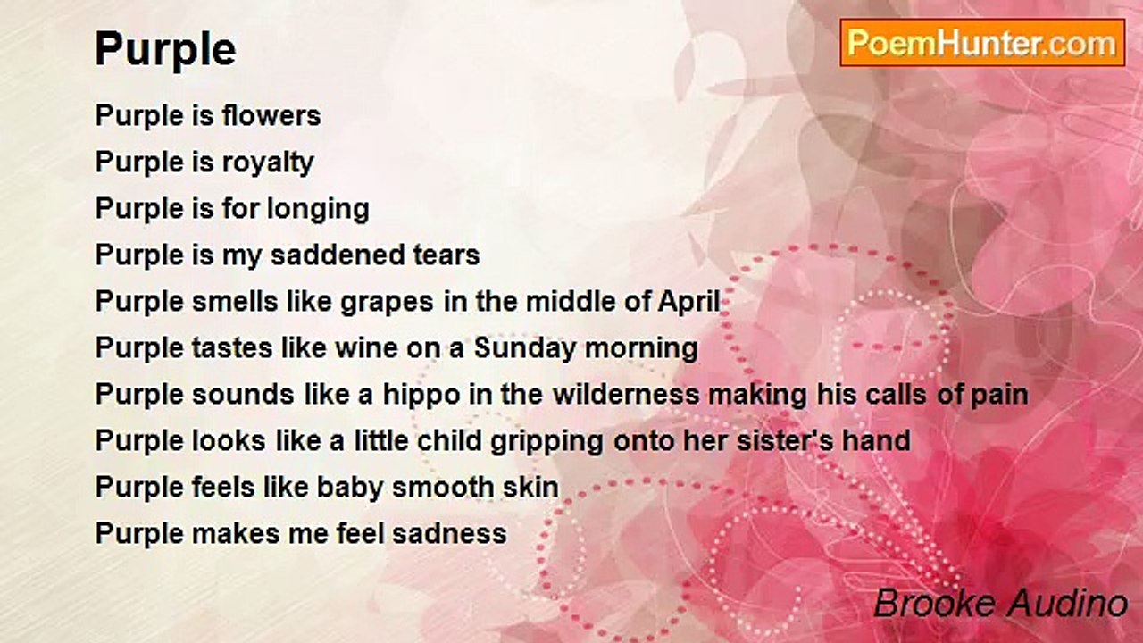 Brooke Audino - Purple