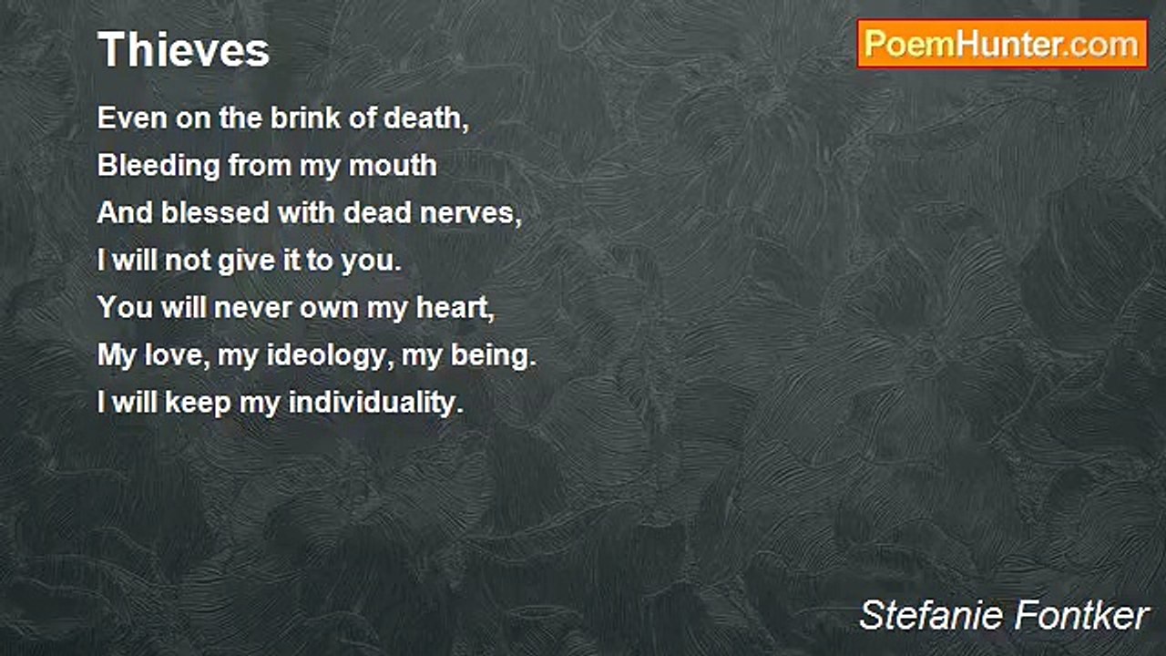 Stefanie Fontker - Thieves