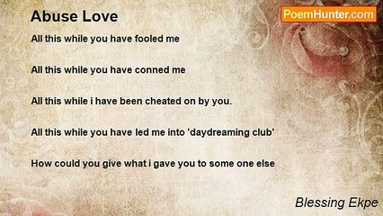 Blessing Ekpe - Abuse Love