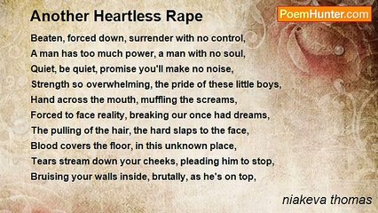 niakeva thomas - Another Heartless Rape
