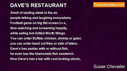 Suzae Chevalier - DAVE’S RESTAURANT