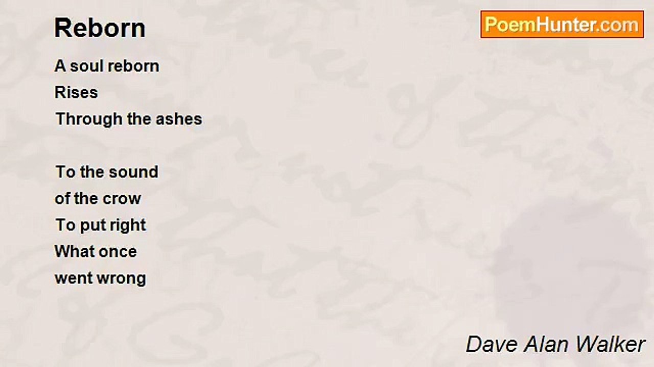 Dave Alan Walker - Reborn