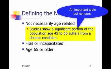 Long Term Care and Medicaid Danbury CT Pt 1