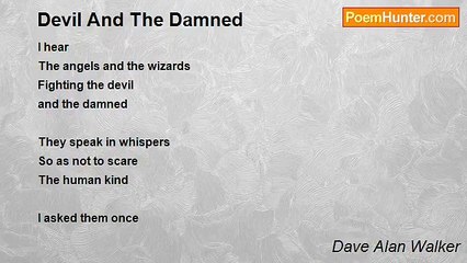Dave Alan Walker - Devil And The Damned