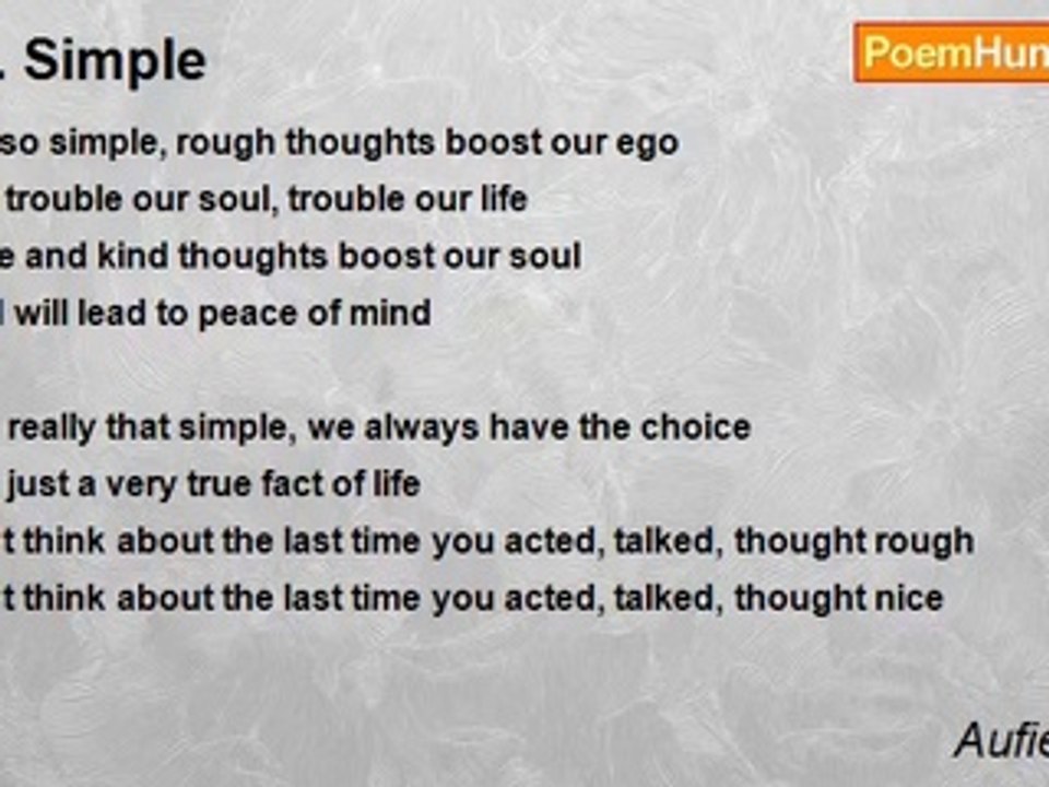 Aufie Zophy - Y.. Simple